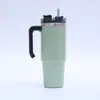 Taza Termo para Coche de Vacío de Doble Capa 30oz Acero Inoxidable Taza de Café Portátil Taza para Coche con Popote Taza Creativa para Hielo