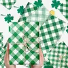Wx244 Blanco Verde Cuadros Papel de Copia 17g Dulces de Regalo Papel de Envoltura a Prueba de Humedad St. Pats Holiday Sydney Papel