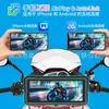 Superventas transfronterizo 8.1 pulgadas CarPlay para Motocicleta Monitoreo de Presión de Neumáticos Navegador Portátil Impermeable para Conducir Motocicleta