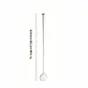 Palito de Aço Inoxidável 304 para Mexer Café e Chá com Leite, Ferramenta de Mistura para Bar, Palito Doméstico com Cabo Longo para Mexer Bebidas