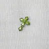 Pendientes de Aleación de Titanio G23 Gota de Agua Cruz Cruzada Transfronterizos Incrustados Zirconia 5A Joyería para Perforaciones Labio Uña Hueso de la Oreja Accesorios