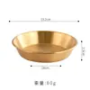 Plato Pequeño de Acero Inoxidable 304 para Guarniciones, Salsa de Tomate, Plato para Condimentos, Plato Occidental para Filete, Plato para Salsa de Pimienta Negra, Plato para Kimchi
