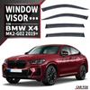 Adecuado para BMW X4 lluvia y lluvia Deflector de ventana lateral BMW X4 F26 G02 Visera de ventana