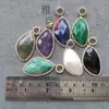 Amazon deseo colgante piedra natural amatista colgante borde obsidiana cadena suéter venta al por mayor