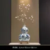 Ziqi Donglai Latão Cristal Cerâmica Cabaça Ornamentos de Alto Padrão Sala de Estar Gabinete de TV Corredor Decorações para inauguração de casa e abertura
