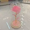 Nova Luminária Noturna Rosa Eterna Luminosa, Luminária Noturna Flor Eterna Criativa, Presente de Ornamento de Mesa para o Dia dos Namorados