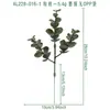 Planta artificial transfronteriza hoja de eucalipto individual arreglo floral para el hogar boda decoración accesorios artificiales venta al por mayor