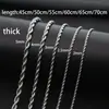 Colar Twist Minimalista em Aço Inoxidável Europeu e Americano, Moda Transfronteiriça, Design Hip-Hop Personalizado, Acessório de Pescoço Masculino, Joia de Nicho