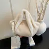 Cross2026 Otoño Invierno Nuevo Bolso de Felpa Moda Estilo Coreano Bolso Cruzado de Mano Bolso de Hombro Versátil Bolso Casual Tipo Dumpling