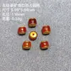 Accesorios de Joyería Chapados en Oro de Plata S925, Cuentas Espaciadoras Rectas de Píldora Arcoíris, Pulsera Redonda con Múltiples Cuentas de Hamburguesa, Cuentas Espaciadoras Doradas Antiguas