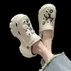 Zapatos de cueva para mujer, pantuflas transpirables DIY para mujer, sandalias de versión coreana, sandalias de suela gruesa antideslizantes, pantuflas de punta cerrada, pantuflas de playa, venta al por mayor