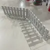 Painéis de Plástico Branco para Cerca com Pontas Afiadas e Arredondadas, Divisórias Móveis, Cercas de Jardim, Envolventes Decorativas para Base de Árvore de Natal