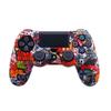 Adequado para Capa Protetora de Controle Ps4, Capa de Silicone para Controle Ps4 com Impressão por Transferência de Água, Capa de Borracha Macia Camuflada, Acessórios para Controle de Ps4