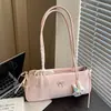 Moda Primavera 2026 Transfronteriza Bolso Baguette con Lazo para Mujer, Bolso de Hombro de Nicho de Gama Alta