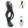 Producto nuevo transfronterizo y anillo de bloqueo para pájaros doble anillo anillo de silicona vibratorio control remoto carga resonancia marido y mujer masajeador productos sexuales