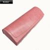 Set de caja semicircular de piel de vaca vieja para gafas con alambre de amarre. Hecho de fabricantes de cajas para gafas ópticas de montura para dama