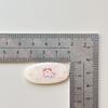 Nuevos accesorios de piezas ovaladas de cachorro de dibujos animados para niña de tamaño pequeño DIY Adorno para la cabeza Material hecho a mano Accesorios de joyería acrílica