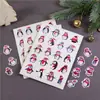 100 Piezas Pegatinas Decorativas Navideñas de Pingüinos para Galletas, Frascos de Dulces, Bolsas de Regalo para Hornear, Etiquetas Selladoras para Empaques