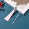 Pingente de Nó Chinês DIY com Borla Vazada em Forma de Grão de Arroz, Marcador de Página Estilo Antigo, Sachê, Acessórios de Decoração para Pen Drive, Atacado do Fabricante