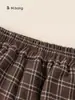 Pantalones de Invierno 2025 para Niños Bangxuan, Pantalones de Terciopelo para Bebé Niño, Pantalones de Cuadros Cálidos y Engrosados, Leggings para Niño