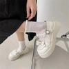 Zapatos de Cuero Pequeños Versátiles Estilo Retro Británico para Mujer Verano 2024 Nuevos Zapatos Mary Jane Franceses de Suela Gruesa con Punta Redonda y Tacón Grueso