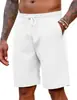 Temu Transfronteiriço 2025 Verão Masculino Shorts Hawaiian de Praia Largos Tamanho Europeu Amazon Calças Casuais de Cinco Pontos para Homens