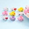 Taza de animal pequeño, accesorios de resina, joyería de bricolaje, crema de pegamento, simulación 3D, taza de té en miniatura, pequeños accesorios transfronterizos