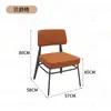 Mesa y Sillas de Restaurante Café Estilo Retro Occidental Mesas y Sillas de Restaurante de Música Combinación de Mesa y Silla de Bar Mesa de Bistro de Madera Maciza Comercial