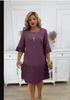 2024 nuevo cuello redondo costuras dobladillo puño falda plegable espalda botonadura sencilla vestido comercio exterior marea