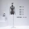 Accesorios de Modelo Electrochapado de Gamuza de Alta Gama Medio Cuerpo para Mujer Maniquí de Exhibición para Escaparate de Tienda de Ropa Cuerpo Completo