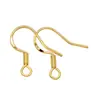 Pendientes de Gancho para Oreja Hechos a Mano Accesorios de Joyería Semi-Terminados Accesorios de Pendientes de Resorte de Bola Venta al por Mayor Sin Cobre