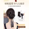 Coque de Peruca com Presilha de Garra, Textura de Cabelo Realista, Coque com Fita, Coque de Peruca Naturalmente Volumoso para Penteado no Topo da Cabeça