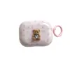 Funda Protectora para Auriculares Oso Floral Linda para AirPods de 4ª Generación Adecuada para Auriculares Apple AirPods de 3ª Generación Pro2