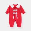 Macacão de bebê Outono Novo Estilo Chinês Roupas de Bebê Festivas Roupas Auspiciosas para Recém-nascidos Roupas de Bebê