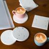 Posavasos de Tierra de Diatomeas Almohadilla Absorbente Redonda Terrazo Barro de Diatomeas Mesa de Comedor del Hogar Taza de Té Almohadilla Aislante Personalización