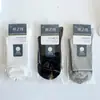 Calcetines de Algodón Versátiles de Color Puro de Caña Media Zhuji Unisex de Caña Larga Otoño e Invierno Empaquetados Individualmente Espesos Absorbentes de Sudor Calcetines para Cuatro Estaciones