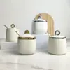 Frasco de Condimento de Lujo Ligero Frasco de Condimento Individual Frasco para Sal Azúcar Doméstico Frasco para Chile Botella para Salsa de Soya Botella para Condimento de Cocina