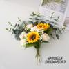 Ins Girasol Flor Artificial Flor Falsa Adornos Sala de Estar Mesa de Comedor Decoración Floral Ramo de Flores Secas Accesorios de Fotografía
