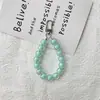 Llavero de Bolas de Colores DIY Hecho a Mano Colgante para Bolso de Llaves con Cuentas Cadena Colgante para Funda de Teléfono Estilo Ins
