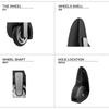 Accesorios para equipaje rueda universal ruedas amortiguadoras ruedas de PVC prácticas resistentes al desgaste accesorios para equipaje de alta calidad rueda universal silenciosa