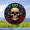 Apanhador de Sol de Acrílico de Halloween Aranha Abóbora Morcego Decoração de Jardim Pingente Atacado em Estoque