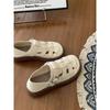 Jin Mi Japonês Retro Feio Bonito Moda Sandálias Feminino Outer Wear 2023 Novo Verão Confortável Respirável Sapatos Baixos Da Moda