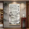 Citações Inspiradoras dos Ensinamentos Familiares de Zeng Guofan, Pintura em Rolo Estilo Chinês Novo para Decoração de Sala de Estar, Sala de Estudo, Sala de Chá, Arte de Parede para Hall de Entrada
