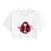 Camiseta de manga corta con ombligo suelto y tirantes para mujer con animación de Demon Slayer Ghost Blade transfronteriza.