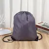 Bolsas de Poliéster de Cordón de Colores en Stock, Bolsas de Cordón para Zapatos, Bolsas de Boxeo, Bolsas de Almacenamiento, Impresión de Logos, Mochilas de Cordón Doble Hombro