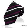 Corbata Rayada para Hombre Camisa Profesional de Negocios de Alta Gama Azul Azul Marino Anudada a Mano Corbata de 8cm Shengzhou Lista para Enviar
