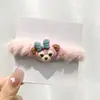 Elástico de Cabelo de Pelúcia Stellalou Versão Coreana Corda Simples para Prender o Cabelo Elástico de Cabelo Fofo Outono e Inverno Não Danifica o Cabelo