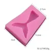 Molde de Silicone Líquido para Bolo Sereia Série Oceano Cauda de Peixe Grande e Pequena Molde de Decoração de Confeitaria Concha Caramujo