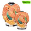 Suministro transfronterizo moda nacional mural impreso en 3D chaqueta de estudiante uniforme de béisbol para parejas chaqueta de mujer estilo coreano primavera y otoño