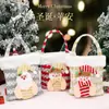 Decoração de Natal Cross Border Saco de Maçã Boneca de Desenho Animado Caixa de Embalagem de Véspera de Natal Saco de Doces para Crianças Saco de Presente de Mão